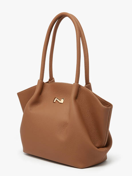 Leather Galatée Shoulder Bag Nathan baume Brown nymphea 3 other view 2