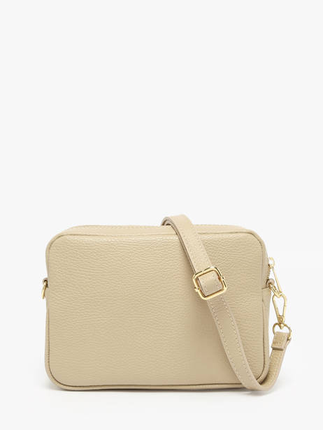 Sac Bandoulière Velvet Caviar Cuir Milano Beige velvet caviar VC25067 vue secondaire 4