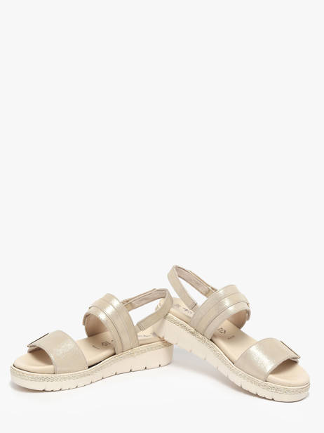 Sandals In Leather Tamaris Beige accessoires 44 other view 2
