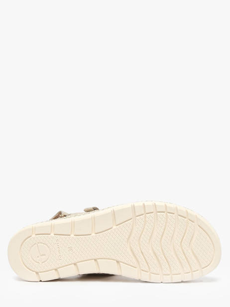 Sandals In Leather Tamaris Beige accessoires 44 other view 4