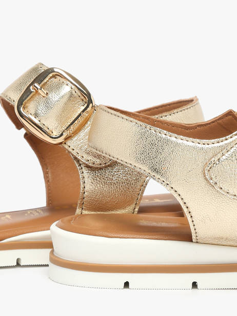 Sandals In Leather Tamaris Gold accessoires 44 other view 2