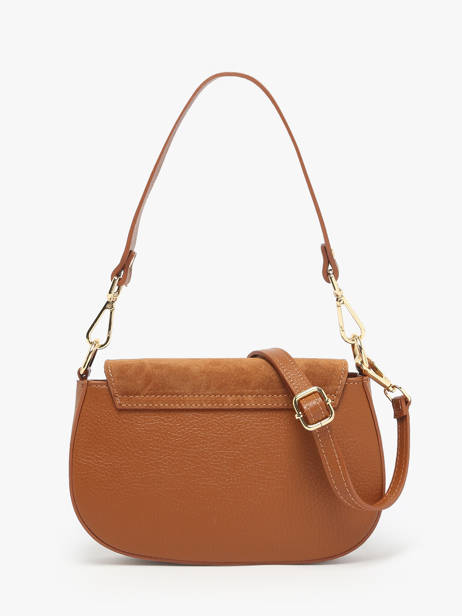 Shoulder Bag Velvet Caviar Leather Milano Brown velvet caviar VC25068 other view 4