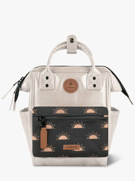 Sac à Dos 1 Compartiment Cabaia Beige adventurer XS vue secondaire 2