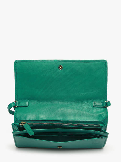 Sac Bandoulière Heritage Cuir Biba Vert heritage ROU1L vue secondaire 2