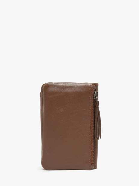 Wallet Leather Biba Brown wallet SFM4L other view 3