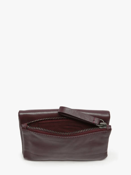 Portefeuille Cuir Biba Rouge wallet SFM4L vue secondaire 2