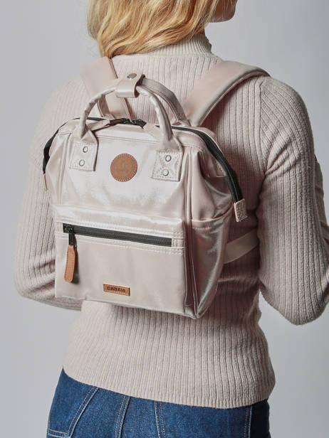 Sac à Dos 1 Compartiment Cabaia Beige adventurer XS vue secondaire 1