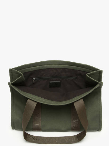 Shoulder Bag Cabas Cotton Vanessa wu Green cabas MA0135 other view 3