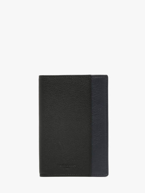 Wallet Leather Hexagona Black duo 687808