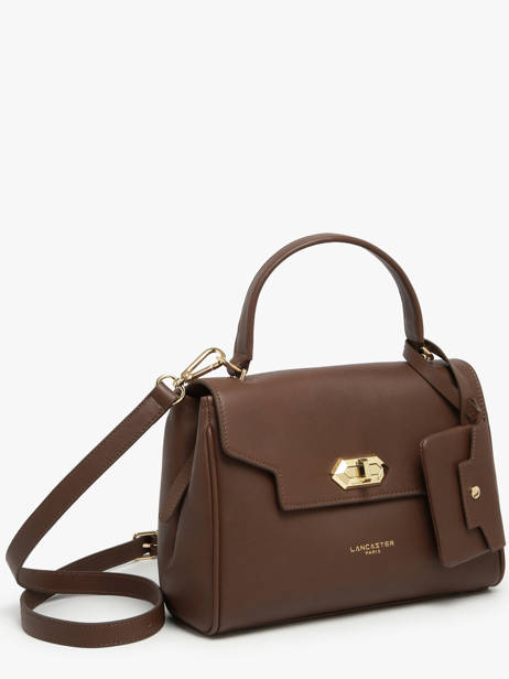 Leather Mademoiselle Grace Top-handle Bag Lancaster Brown mademoiselle grace 102 other view 2