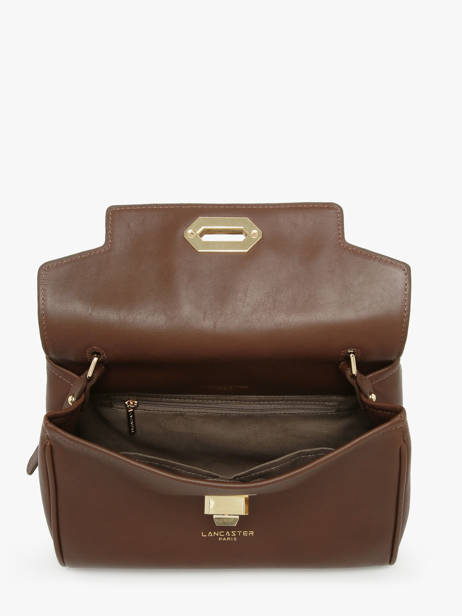 Leather Mademoiselle Grace Top-handle Bag Lancaster Brown mademoiselle grace 102 other view 3