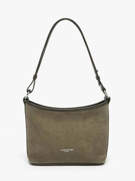 Shoulder Bag Suede Leather Lancaster Green suede 80
