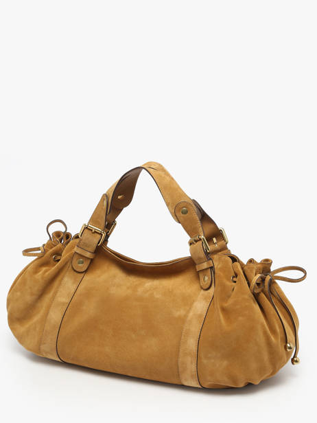 Sac Porté épaule Folk Cuir Gerard darel Jaune folk DCS01407 vue secondaire 2