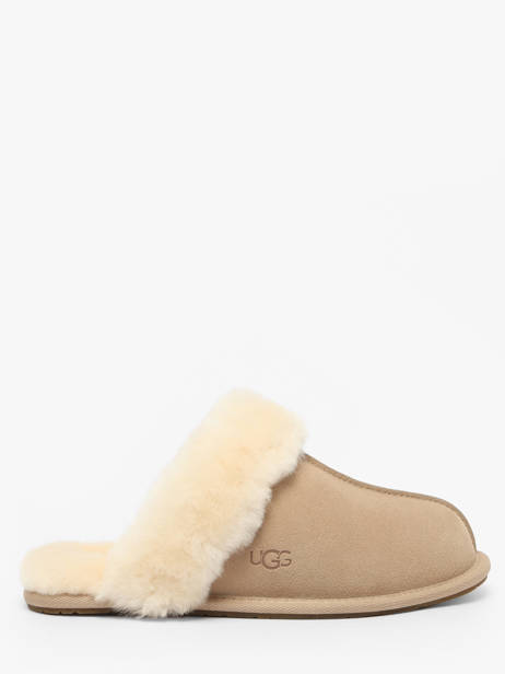 Scuffette Ii Slippers In Leather Ugg Beige accessoires 1106872