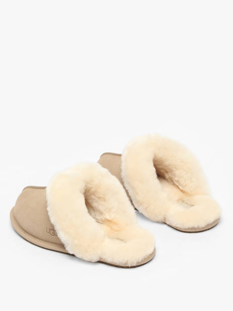 Scuffette Ii Slippers In Leather Ugg Beige accessoires 1106872 other view 2