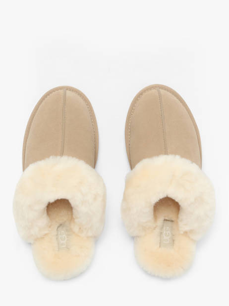 Scuffette Ii Slippers In Leather Ugg Beige accessoires 1106872 other view 3