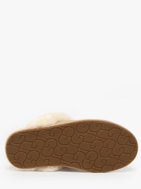 Scuffette Ii Slippers In Leather Ugg Beige accessoires 1106872 other view 4