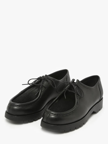 Derby Shoes In Leather Kleman Black accessoires PADRINI other view 1
