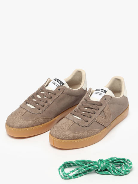 Sneakers Berlin In Leather Victoria Brown accessoires 1126229 other view 1