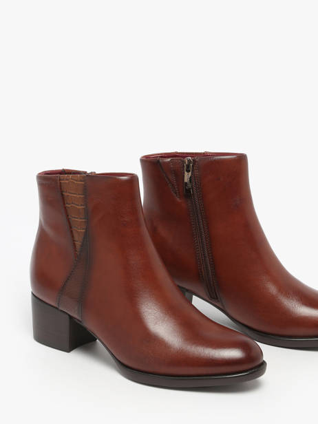 Heeled Boots In Leather Tamaris Brown accessoires 45 other view 2