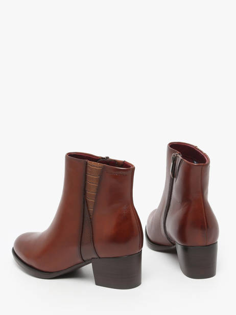 Heeled Boots In Leather Tamaris Brown accessoires 45 other view 3