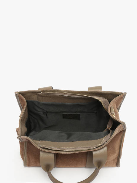 Sac Porté Main Velvet Caviar Milano Marron velvet caviar VC25063 vue secondaire 3