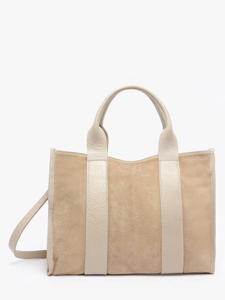 Sac Porté Main Velvet Caviar Cuir Milano Beige velvet caviar VC25063