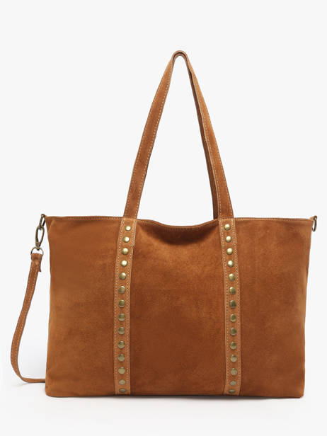 Shoulder Bag Velvet Milano Brown velvet VE24113