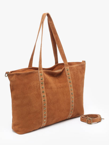 Shoulder Bag Velvet Milano Brown velvet VE24113 other view 2