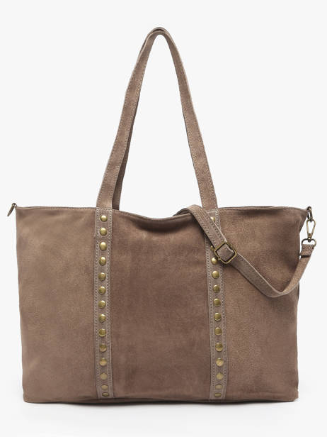 Shoulder Bag Velvet Milano Brown velvet VE24113 other view 4