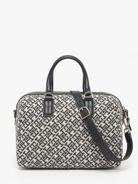 Satchel Th Jacquard Recycled Polyester Tommy hilfiger Blue th jacquard AW17633 other view 3