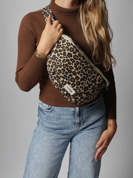 Recycled Cotton Custine Xl Belt Bag Rivedroite Blue forever wild CUSTXFOR other view 1
