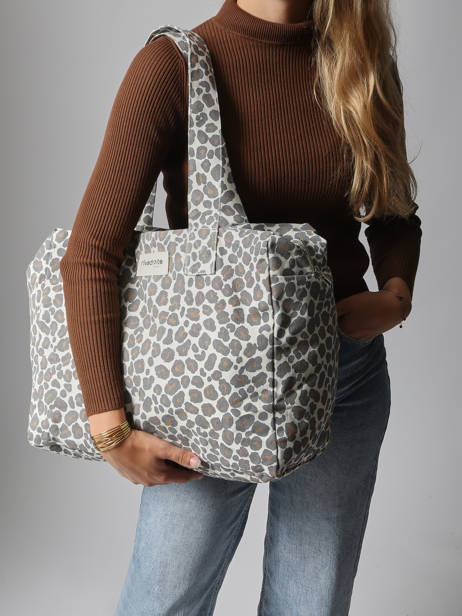 Shoulder Bag Célestins Recycled Coton Rivedroite Brown into the wild CELESINT other view 1