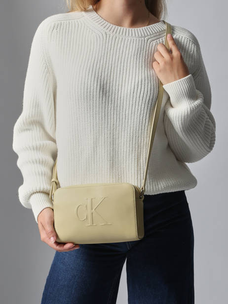 Shoulder Bag Sculpted Calvin klein jeans Yellow sculpted 4K3036G other view 1