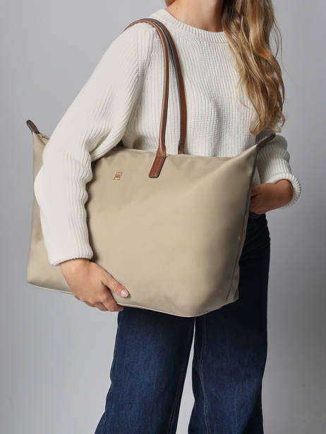 Shoulder Bag Popette Nylon Tommy hilfiger Beige popette AW17996 other view 1