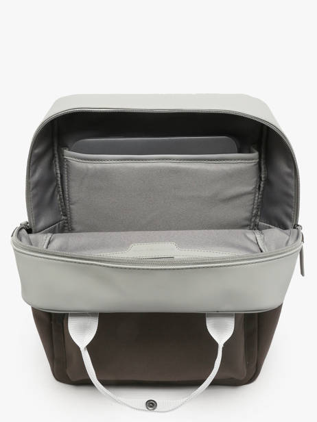 Business Backpack 1 Compartment + 15'' Laptop Kapten and son Gray backpack BERGEN other view 3