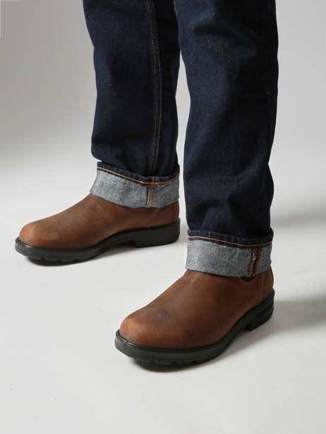 Chelsea Boots In Leather Blundstone Brown men 1911 other view 1