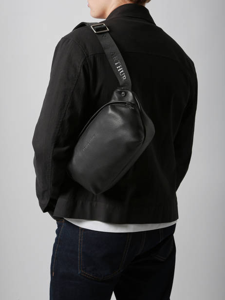 Leather José Belt Bag Arthur & aston Black thomas 5 other view 1