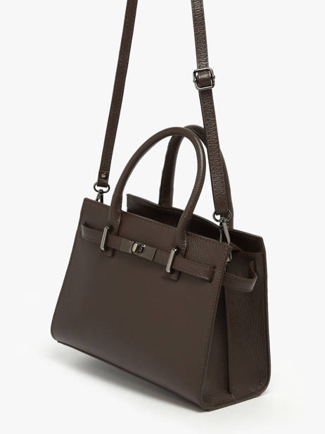 Handbag Caviar Leather Milano Brown caviar CA24063 other view 1
