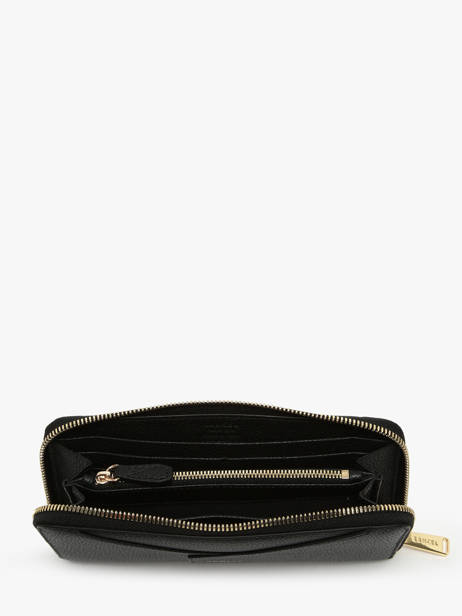 Leather Enveloppe Wallet Lancel Black enveloppe A13711 other view 1