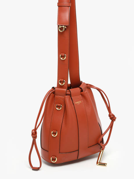 Shoulder Bag Elles Leather Lancel Red elles A13979 other view 1