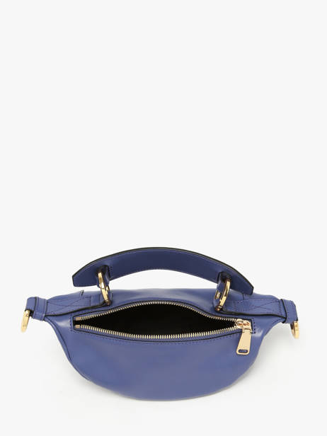 Xs Leather Origami Crossbody Bag Lancel Blue origami A12526