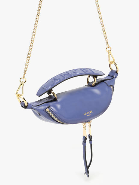 Xs Leather Origami Crossbody Bag Lancel Blue origami A12526 other view 1