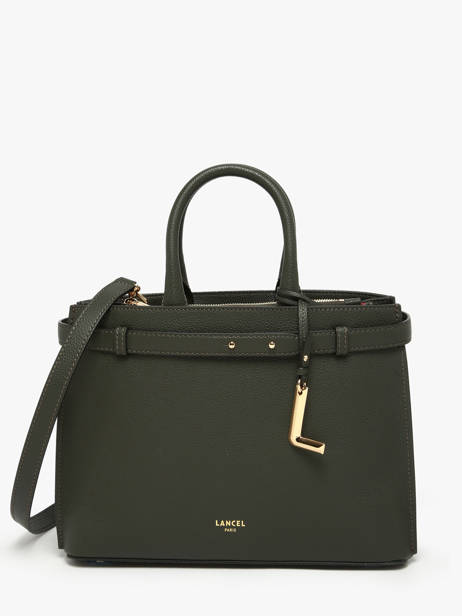 Satchel Faubourg Leather Lancel Green faubourg A13528