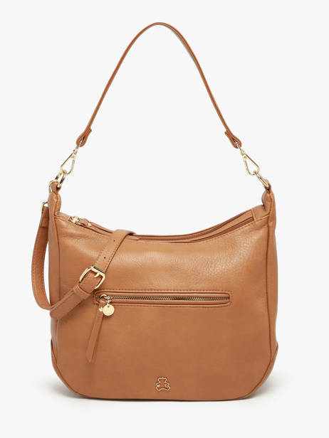 Shoulder Bag Zip Lulu castagnette Brown zip ZAHED