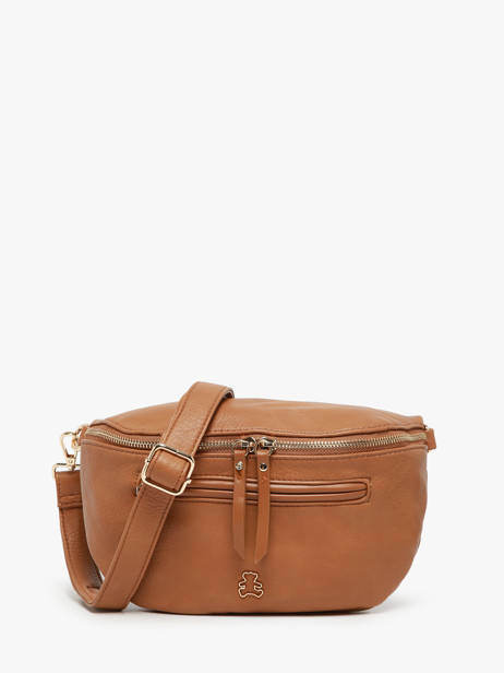 Belt Bag Lulu castagnette Brown zip YSALINE
