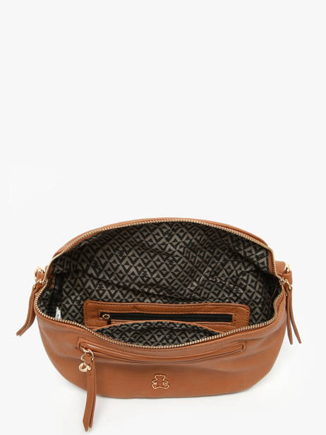 Belt Bag Lulu castagnette Brown zip YSALINE other view 2