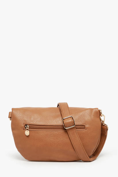 Belt Bag Lulu castagnette Brown zip YSALINE other view 3