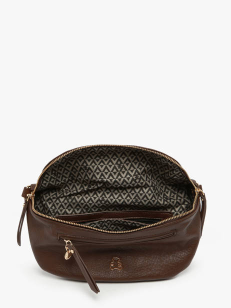 Belt Bag Lulu castagnette Brown zip YSALINE other view 3