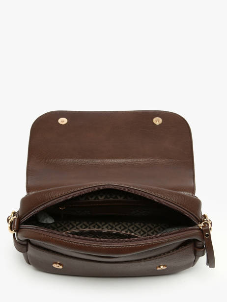 Shoulder Bag Zip Lulu castagnette Brown zip YRONDE other view 3